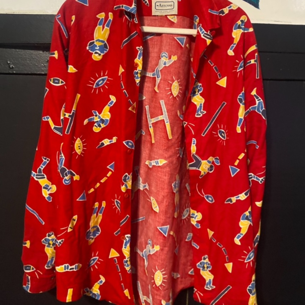 Rare vintage (assuming 1950’s) Arrow football dress shirt.